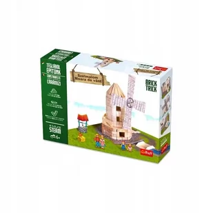 BRICK TRICK BUDUJ Z CEGŁY WIATRAK TREFL wersja rumuńska/węgierska! 60968 - Klocki - miniaturka - grafika 1