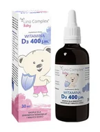 Witaminy i minerały - Ziołolek SP.PRACY LinoComplex Witamina D3 400 J.M, 30 ml - miniaturka - grafika 1