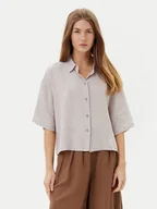 Koszule damskie - Vero Moda Koszula Linn 10306820 Szary Relaxed Fit - miniaturka - grafika 1