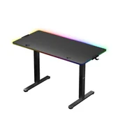 Biurka - Biurko Elektryczne Huzaro Hero 8.2 RGB LED Black - miniaturka - grafika 1