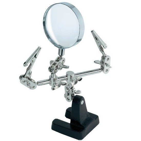 Uchwyt z lupą Trzecia Ręka