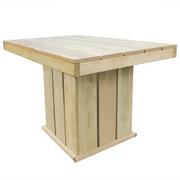 Stoły ogrodowe - vidaXL Stół ogrodowy, impregnowane drewno sosnowe FSC, 110x75x74 cm - miniaturka - grafika 1
