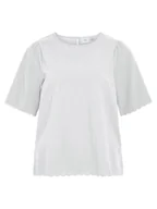 Bluzki damskie - Vila Bluzka w kolorze szarym - miniaturka - grafika 1