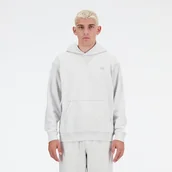 Bluzy męskie - Bluza męska New Balance MT41534AHH szara - miniaturka - grafika 1