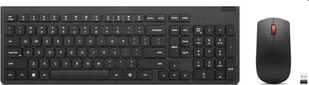 Klawiatura + mysz Lenovo Lenovo Essential Wireless Combo Keyboard and Mouse Gen2 Keyboard and Mouse Set 2.4 GHz NORD Black - Zestawy myszka + klawiatura - miniaturka - grafika 1