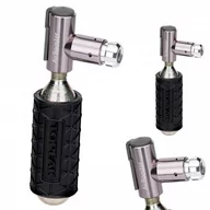 Akcesoria rowerowe - Topeak Pompka na naboje CO2 AirBooster srebrny T-TAB-2 - miniaturka - grafika 1