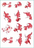 Prace ręczne dla dzieci - Tatuaże tymczasowe zmywalne, PINK DINO, arkusz A4 - miniaturka - grafika 1