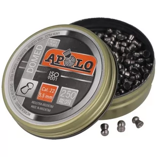 Apolo - Śrut do wiatrówki Domed Extra Heavy - 5,5 mm - 250 szt. - E19911 - Amunicja do wiatrówek - miniaturka - grafika 1