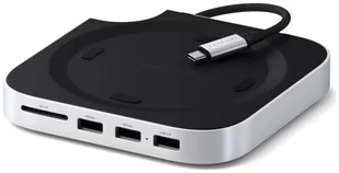 Satechi Stand & Hub do Mac Mini M4/M4 Pro 2024 USB-C 3.2 2x USB-A 3.2 Gen 2 1x USB-A 2.0 1x SD 4.0 UHS-II 1x SSD M.2 NVMe - Huby USB - miniaturka - grafika 1
