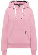 Bluzy damskie - Schmuddelwedda Damska bluza z kapturem, czerwono-różowy melanż, XL - miniaturka - grafika 1