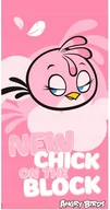 Ręczniki - Duży ręcznik bawełniany plażowy kąpielowy ptaki ptaszki ANGRY BIRDS 70x140 - miniaturka - grafika 1