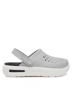 Klapki i japonki męskie - Crocs Klapki InMotion Clog 209964 Szary - miniaturka - grafika 1