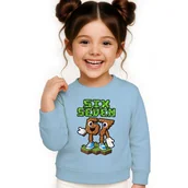 Bluzy dla dziewczynek - BLUZA DZIECIĘCA 67 SIX SEVEN VIRAL DLA CHŁOPCA DZIEWCZYNKI 134-140 - miniaturka - grafika 1