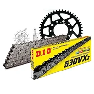 Części motocyklowe - Zestaw łańcuchów DID stal 530VX3 / 108 nit zamek do Honda CB F Bol d´Or 750 ccm rok prod. 1980-1982 - miniaturka - grafika 1