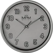 Zegary - MPM Zegar ścienny MPM E01.4331.92 fi 35 cm szary cichy - miniaturka - grafika 1
