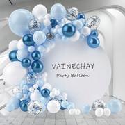 Balony i akcesoria - Girlanda balonowa niebieska - miniaturka - grafika 1