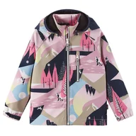 Kurtki i płaszcze dla chłopców - Dziecięca kurtka softshellowa Reima Vantti Rozmiar dziecięcy: 122 / Kolor: szary/różówy - miniaturka - grafika 1