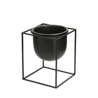 Kwietniki - Dekoria pl pl Kwietnik Cumbo Black 26cm 20 x 20 x 26 cm 813-892 - miniaturka - grafika 1