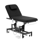 Stoły i łóżka do masażu - Physa Łóżko do masażu 2 200 kg czarne LYON BLACK_PH - miniaturka - grafika 1