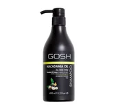 Szampony do włosów - GOSH MACADAMIA OIL WEGAŃSKI SZAMPON DO WŁOSÓW SUCHYCH 450ML - miniaturka - grafika 1