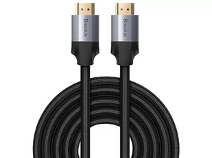 Kabel HDMI 2.0 Baseus Enjoyment Series, 4K, 3D, 5m (czarno-szary) - Kable - miniaturka - grafika 1