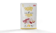 Mokra karma dla psów - Saszetka Mielonka Kaczka z jabłkiem 100gr TUF TUF - miniaturka - grafika 1