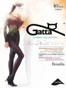 Rajstopy Gatta Rosalia 40 Den Mikrofibra Kryjące - Rajstopy - miniaturka - grafika 1