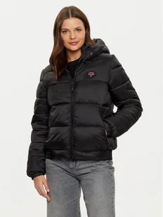 Guess Kurtka puchowa W4PL3M WH0J0 Czarny Regular Fit - Kurtki damskie - miniaturka - grafika 1