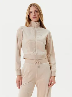 Guess Bluza V3BQ22 K0232 Beżowy Regular Fit - Bluzy damskie - miniaturka - grafika 1