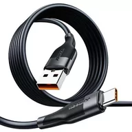 Kable USB - Joyroom kabel USB - USB Typ C do szybkiego ładowania / transmisji danych 6A 1m czarny (S-1060M12) S-1060M12-black - miniaturka - grafika 1