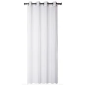 Firany - Firana z kółkami LUSTER 140 x 260 cm biała - miniaturka - grafika 1