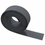 Ogrodzenia - vidaXL Obrzeża ogrodowe, 2 szt., szare, 10 m, 20 cm, polietylen - miniaturka - grafika 1