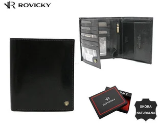 Skorzany duzy portfel meski z systemem RFID - Portfele - miniaturka - grafika 1