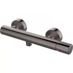 LAVEO BAO 940D PRETTO Bateria natryskowa ścienna bez zestawu natryskowego Jednouchwytowa Sposób montażu: ścienny Głowica: 30 mm Wykończenie: grafit - Baterie wannowe i prysznicowe - miniaturka - grafika 1