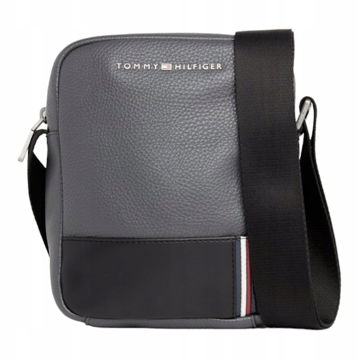 TOMMY HILFIGER TORBA LISTONOSZKA TH CENTRAL MINI REPORTER POPIELATA