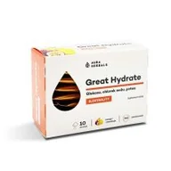 Witaminy i minerały - Aura Herbals Great Hydrate - Elektrolity - smak mango-marakuja 10 sasz. - miniaturka - grafika 1