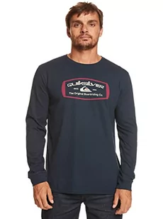 Quiksilver Koszulka męska Basic Blue L - Koszulki męskie - miniaturka - grafika 1