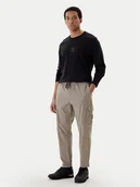 Spodnie męskie - BOSS Spodnie materiałowe T_Urbanex-Cargolight 50508339 Zielony Tapered Fit - miniaturka - grafika 1