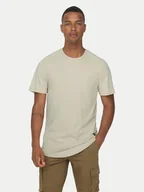 Koszulki męskie - Only & Sons T-Shirt Matt 22002973 Beżowy Regular Fit - miniaturka - grafika 1