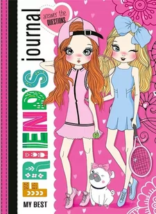 Fresh Zeszyt przyjaciółek 135x197/48K TW brokat różowy 458009 - Zeszyty szkolne - miniaturka - grafika 1