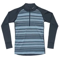 Bluzy sportowe damskie - Bluza damska Devold Signature Merino 230 Zip Wmn Rozmiar: L / Kolor: niebieski - miniaturka - grafika 1
