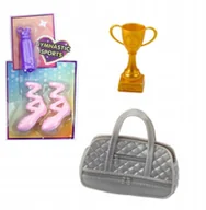 Lalki dla dziewczynek - Lalka Anlily Baletnica Ruchome Kończyny Akcesoria Buty Torba Bidon Puchar - miniaturka - grafika 1