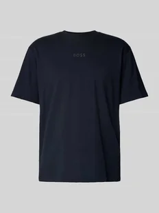 T-shirt z nadrukiem z logo - Koszulki męskie - miniaturka - grafika 1