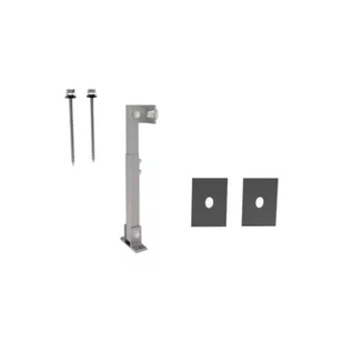 Uchwyty do montażu paneli PV z regulacją komplet przód/tył (H420-700mm/15st-30st) V-TAC - Akcesoria do kolektorów i fotowoltaiki - miniaturka - grafika 1