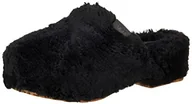 Kapcie damskie - UGG Damskie kapcie Fuzz Sugar Clog Slipper, Czarny, 43 EU - miniaturka - grafika 1