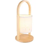 Lampy stojące - Globo 21506W - Lampa stołowa NINJA 1xE14/40W/230V biała - miniaturka - grafika 1