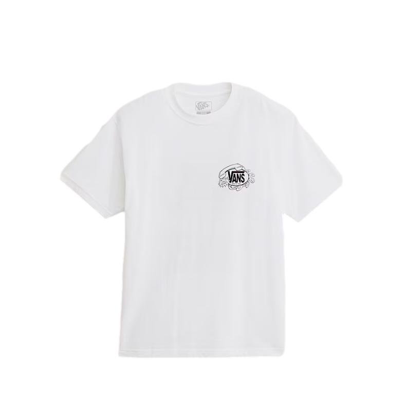 T-shirt Męski VANS hot Lines SS Tee White VN000SYBWHT1 S