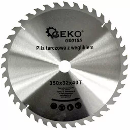 Geko Tarcza piła do drewna widiowa 250mm 250x60T widia G00146 - Tarcze do pił - miniaturka - grafika 1
