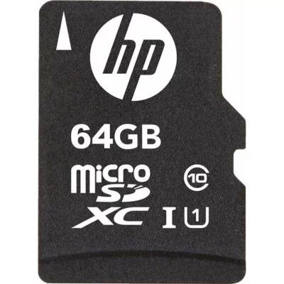 HP microSDHC U1 Claas 10 64GB + Adapter (SDU64GBXC10HP-EF)