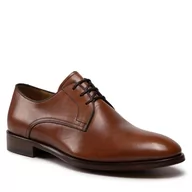 Półbuty damskie - Półbuty LORD PREMIUM - Derby 5504 Light Brown L03 - miniaturka - grafika 1